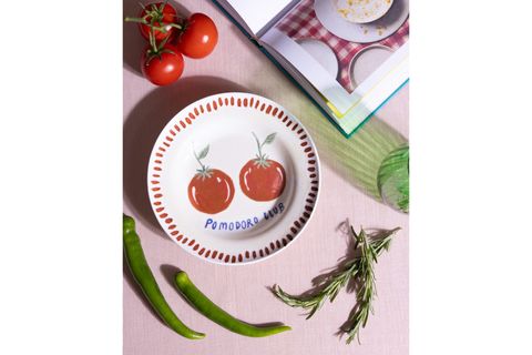THE MİA ITALİAN SUMMER YEMEK TABAĞI 2Lİ SET 22 CM