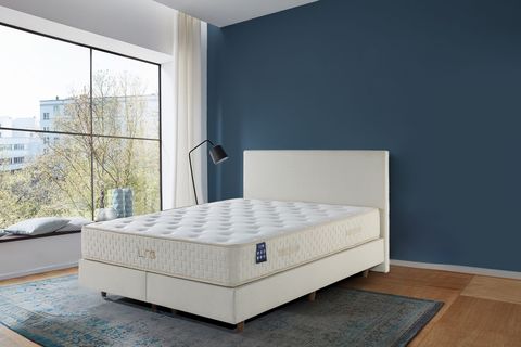 LUNA MILKY SABİT BAZA VE BAŞLIK, KREM, 100X200