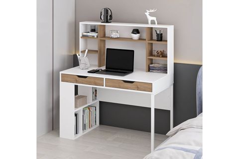 MİLA ÇALIŞMA MASASI, BEYAZ RAHLE