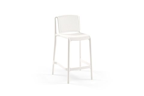 NES BAR SANDALYESİ, BEYAZ, 75 CM DÖRTLÜ SET