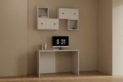 MÜSEL MODERN ÇALIŞMA MASASI, 2 KAPAKLI