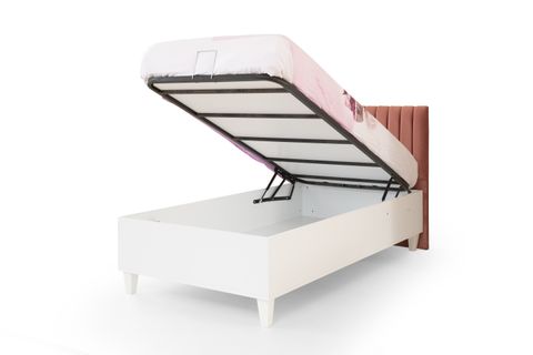 ROZETTA BAZA+BAŞLIK, STANDART AYAKLI, PEMBE BEYAZ, 100X200