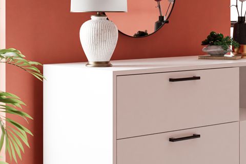 FURMET MODÜLER YUKON ŞİFONYER, BEYAZ, 3 ÇEKMECELİ VE KAPAKLI