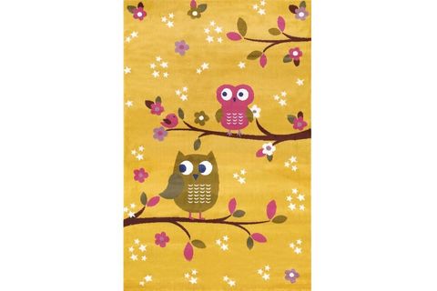 PAYİDAR KİDS AMİGO 8515A ŞAŞKIN BAYKUŞLAR DESENLİ ÇOCUK HALISI 133X200 CM