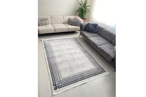 TÜRKMEN HALI MYSTIK KOLEKSİYONU GRİ MAKİNE HALISI 80X150