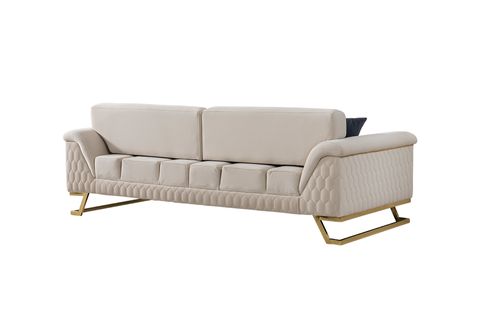 ARTOO SIRT MEKANİZMALI ÜÇLÜ KANEPE, BEJ