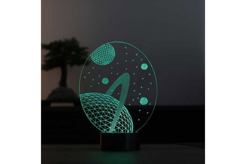 RENK SEÇENEKLİ LED GECE LAMBASI, SATÜRN