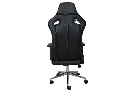 GAMER DERİ KOL VE YÜKSEKLİK AYARLANABİLİR OYUNCU KOLTUĞU, SİYAH BEYAZ