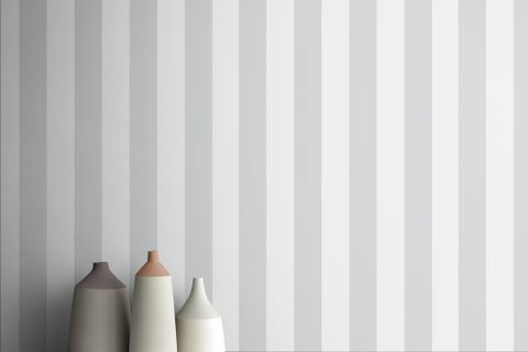 ÇİZGİLİ DUVAR KAĞIDI GRİ BEYAZ