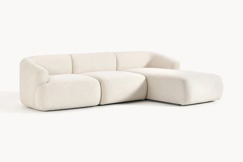 MİLA KETEN KÖŞE KOLTUK, SAĞ KÖŞE, KIRIK BEYAZ