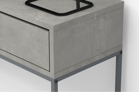 SODXWOOD LOSTA DRESUAR, BETON GRİ, 120 CM
