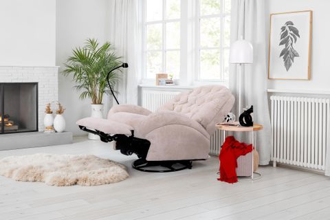 LİSBON ELEKTRİKLİ SALLANIR TV KOLTUĞU, KREM