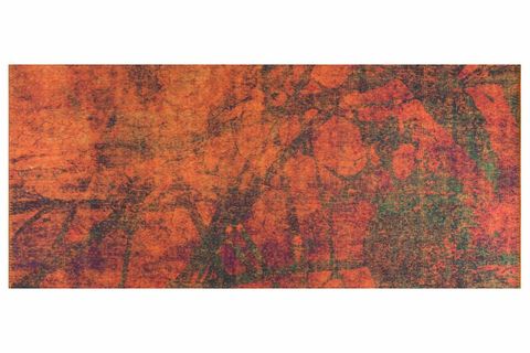 ARTLOOP MODERN FUSİON DEKORATİF ŞÖNİL DOKUMA TURUNCU HALI AL 09 255X355
