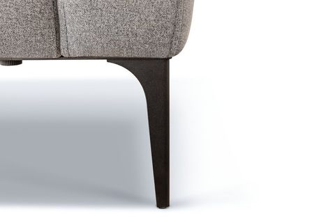 NORMOD ÜÇLÜ KOLTUK, GRİ, METAL SİYAH AYAK