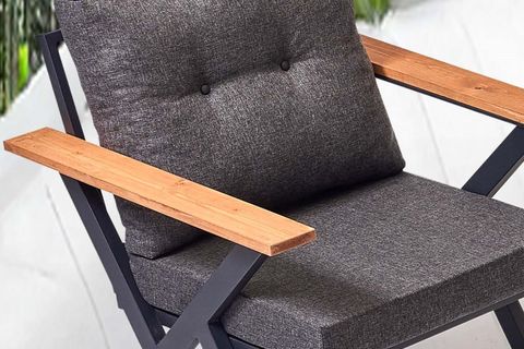 PALADİN TEKLİ BAHÇE KOLTUĞU, N AYAK, KOYU GRİ