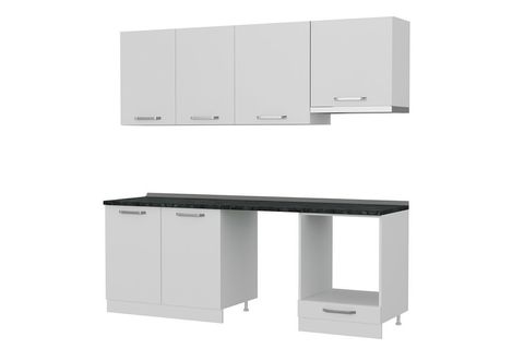 MİNAR 220 CM MUTFAK DOLABI BEYAZ 220 B14