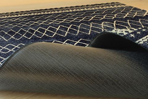 KARNAVAL X ARGAÇ SERİ LİSA İSKANDİNAV KİLİM DESEN KIRÇILLI LACİVERT 75X300