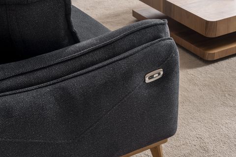 TİTAN YATAKLI ÜÇLÜ KOLTUK, GRİ