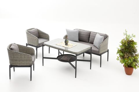 DİOR İKİLİ RATTAN ÇAY SETİ OTURMA GRUBU