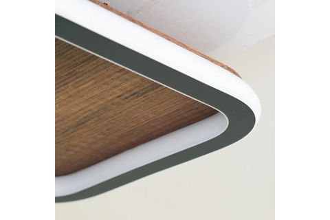 BASIS WOOD KARE LED AVİZE PLAFONYER, 40