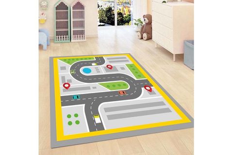 ARABA SÜRME OYUN 3D MODERN BEBEK ÇOCUK ODASI HALISI 150X230