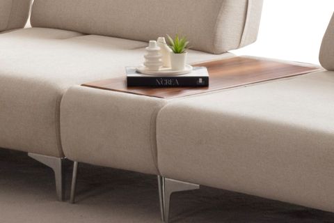 Mundo Sehpa Modülü, Krem,