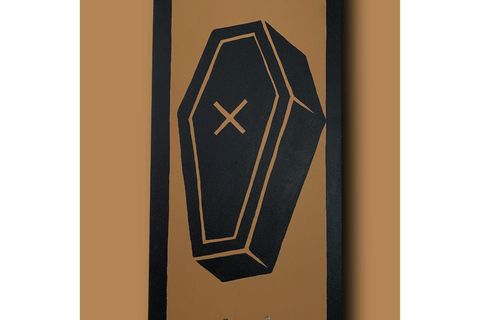 COFFIN KAYKAY EL YAPIMI AHŞAP DUVAR DEKORU