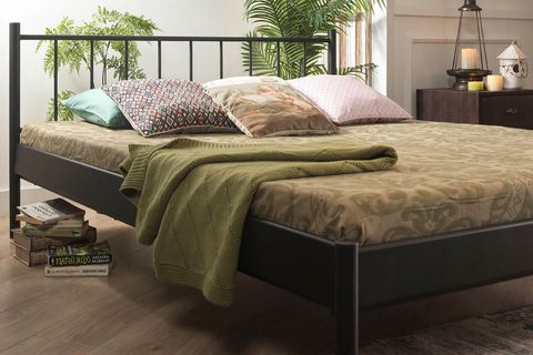 FALEZ S METAL KARYOLA, SİYAH, 120X200