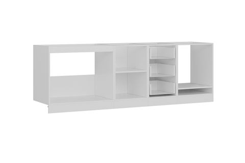 MİNAR 245 CM MUTFAK DOLABI BEYAZ 245-B4-ALT MODÜL