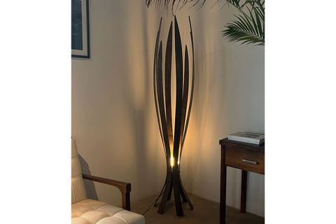 HEDRA İSKANDİNAV TARZI AHŞAP LAMBADER, CEVİZ