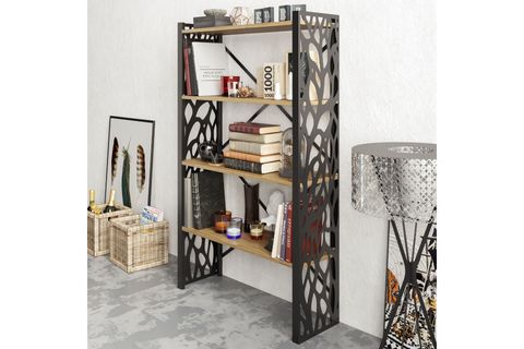 DECOROTİKA TONGFU KİTAPLIK, CEVİZ