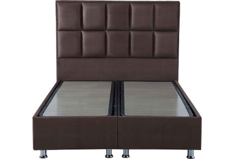 SOFT BAZA BAŞLIK SETİ, KAHVERENGİ, 160X200