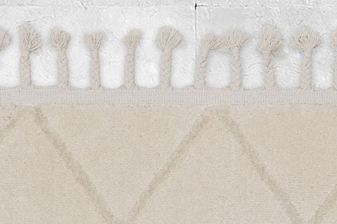 KANYON BUKLELİ MAKİNA HALISI, BEYAZ, 160X230, 4900A