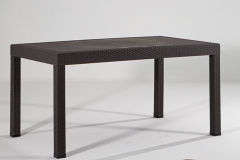 SANDALİE GARDEN DİKDÖRTGEN BAHÇE MASA TAKIMI, 6 KİŞİLİK, KAHVE