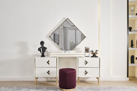 LAYLA PUF, BORDO, GOLD