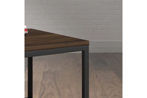 BELLA METAL AHŞAP ORTA SEHPA, SİYAH