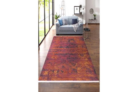 RABAT PAMUK DOKUMA ŞÖNİL HALI 1069, YIKANABİLİR, MULTİ, 80X400