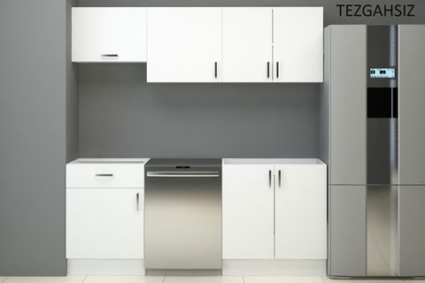 AHSEN HAZIR MUTFAK DOLABI, TEZGAHSIZ, 200 CM