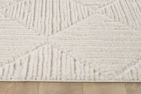 QUİNCEY BUKLELİ YUMUŞAK PELUŞ POST KREM HALI 120X170