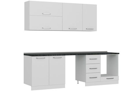 MİNAR 255 CM MUTFAK DOLABI BEYAZ 255 B14