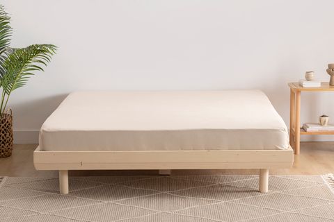 LUNA SİMPLY COLORS LASTİKLİ ÇARŞAF, PUDRA, TEK KİŞİLİK