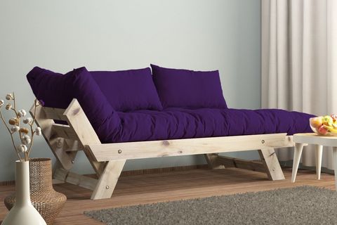 WOODESK ADALAR MASİF AHŞAP KANEPE, NATURAL-MOR RENK, CPT8124-210
