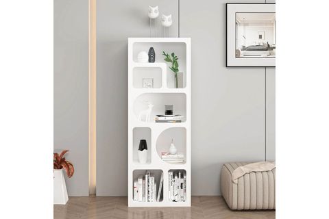 BOHEM MEBRAN KİTAPLIK, BEYAZ, 135 CM