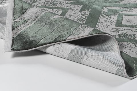 ROYAL HALI VENEDİK VK08I YEŞİL KREM MODERN SALON HALISI 80X300