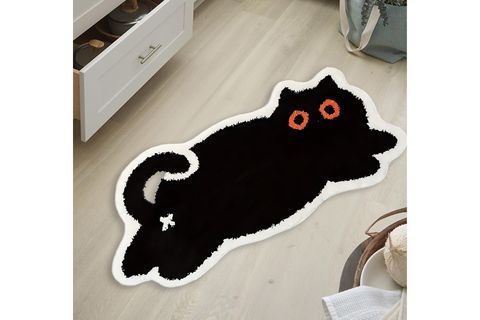 BLACK CAT BASKILI DOKUMA TABAN HALI, 214 YNG, 100X200  CM