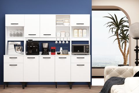 RİVA ÇOK AMAÇLI RB2 BEYAZ FIRIN BÖLMELİ AİRFRY DOLABI