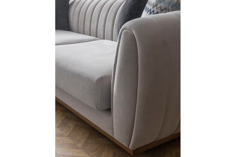 POLO ÜÇLÜ KOLTUK, TAŞ RENGİ