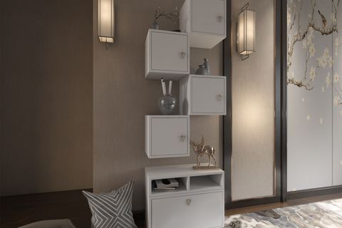 BK ÇOK AMAÇLI DOLAP, DUVARA MONTE RAFLI, NRG