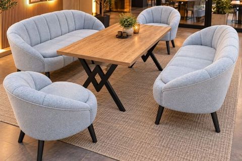 SEDEF ÇAY SETİ MASALI KOLTUK TAKIMI, ALTI KİŞİLİK