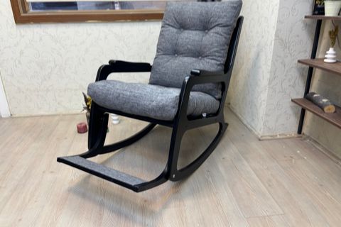 KONTES SALLANAN SANDALYE, KETEN GRİ, LAKE SİYAH